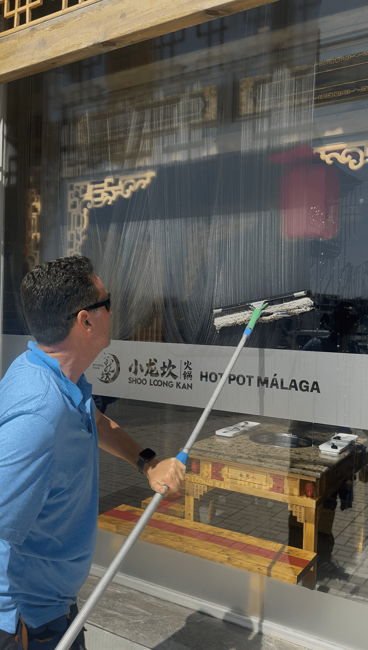limpieza de cristales en Málaga